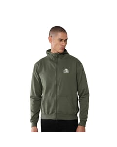 Greys&Blues Rocky Hoodie with Zip- Olive Green